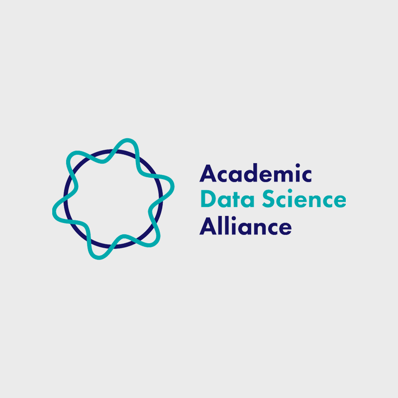 Academic Data Science Alliance Logo with Grey Background