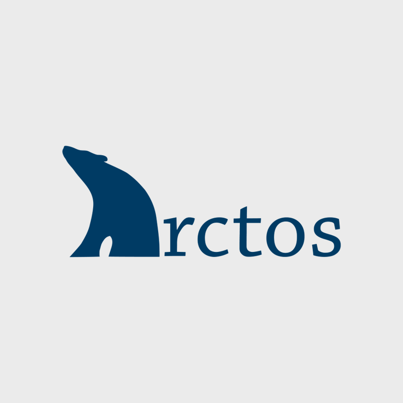 Arctos Logo with Grey Background