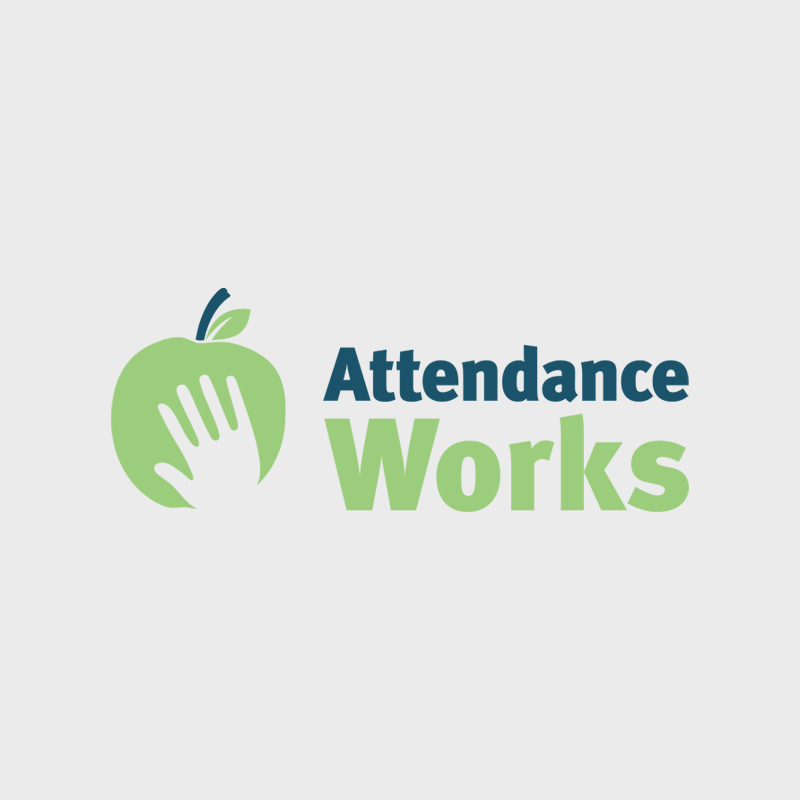 Attendance Works Logo with Grey Background